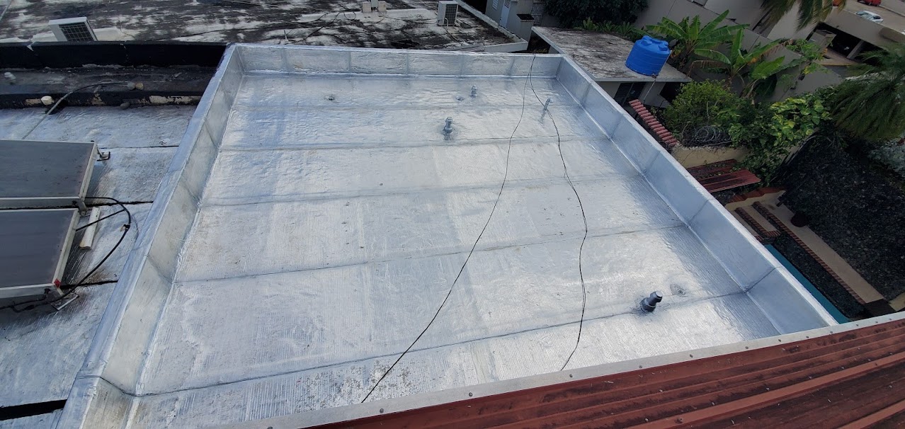 Swimming pool construction and waterproofing